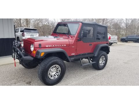 Chili Pepper Red Pearl Jeep Wrangler Sport 4x4.  Click to enlarge.
