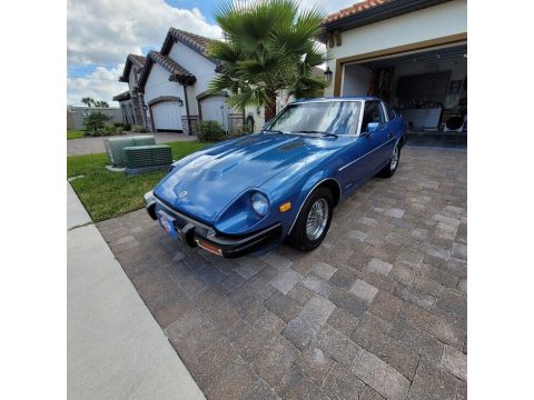 Med Blue Metallic Datsun 280ZX Deluxe Coupe.  Click to enlarge.