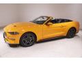 Front 3/4 View of 2018 Ford Mustang EcoBoost Convertible #4