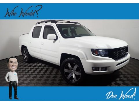 White Honda Ridgeline Special Edition.  Click to enlarge.