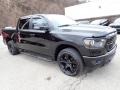 Front 3/4 View of 2020 Ram 1500 Big Horn Night Edition Crew Cab 4x4 #8