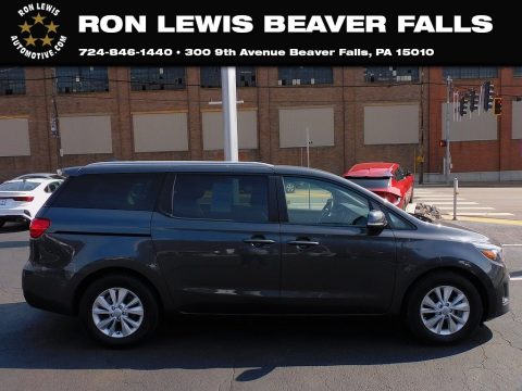 Platinum Graphite Kia Sedona LX.  Click to enlarge.