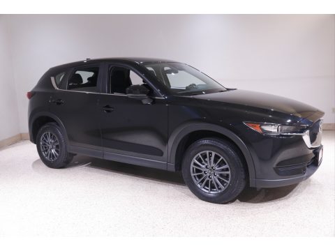 Jet Black Mica Mazda CX-5 Sport AWD.  Click to enlarge.
