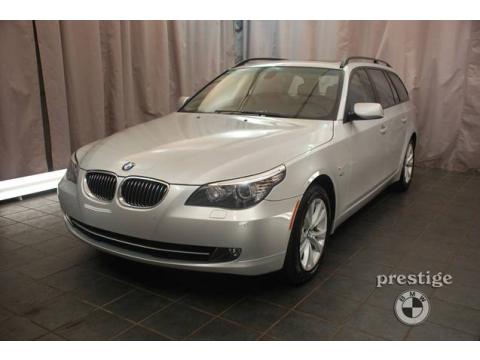 Titanium Silver Metallic BMW 5 Series 535xi Sports Wagon.  Click to enlarge.