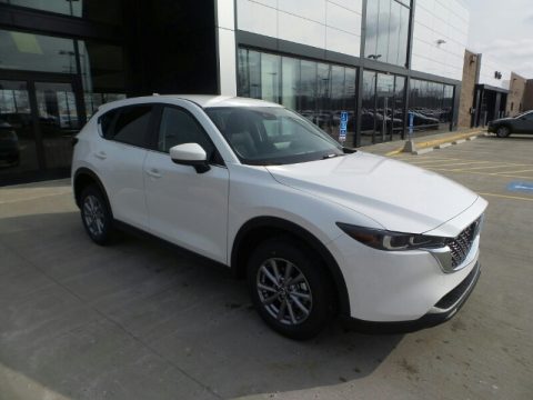 Snowflake White Pearl Mica Mazda CX-5 S Select AWD.  Click to enlarge.