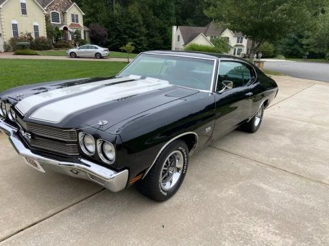Black Chevrolet Chevelle SS 454 Coupe.  Click to enlarge.