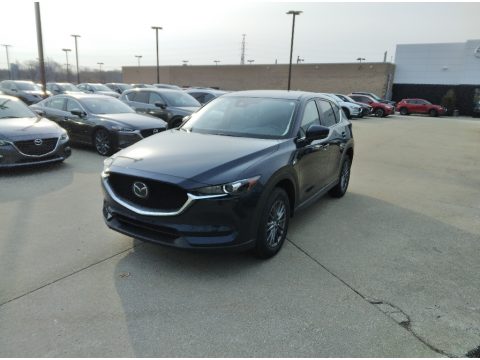 Deep Crystal Blue Mica Mazda CX-5 Touring AWD.  Click to enlarge.