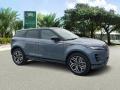Front 3/4 View of 2022 Land Rover Range Rover Evoque R-Dynamic S #11