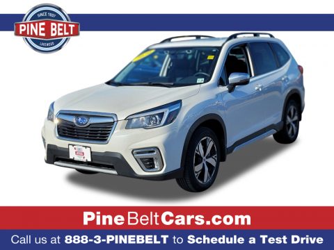 Crystal White Pearl Subaru Forester 2.5i Touring.  Click to enlarge.