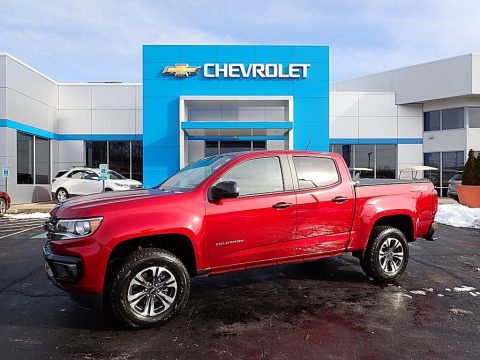 Cherry Red Tintcoat Chevrolet Colorado Z71 Crew Cab 4x4.  Click to enlarge.