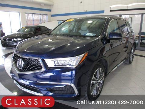 Fathom Blue Pearl Acura MDX Technology AWD.  Click to enlarge.