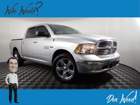 Bright Silver Metallic Ram 1500 Big Horn Crew Cab 4x4.  Click to enlarge.