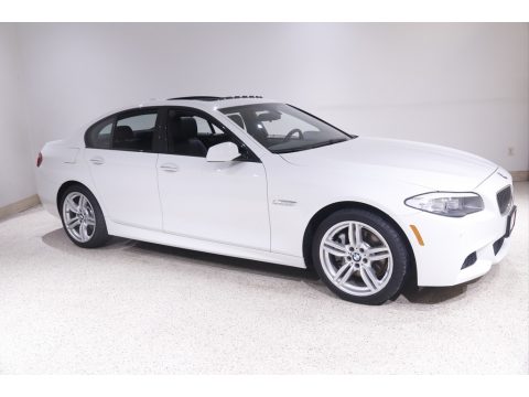 Alpine White BMW 5 Series 535i xDrive Sedan.  Click to enlarge.