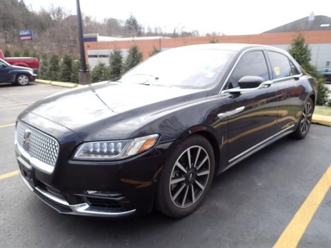 Infinite Black Metallic Lincoln Continental Reserve AWD.  Click to enlarge.