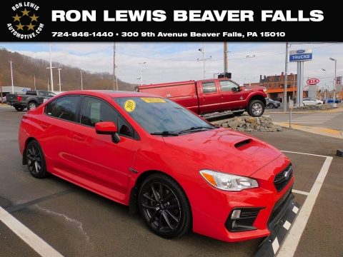 Pure Red Subaru WRX Premium.  Click to enlarge.