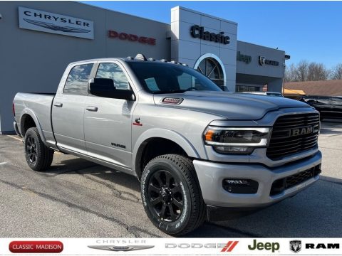 Billet Silver Metallic Ram 2500 Laramie Crew Cab 4x4.  Click to enlarge.