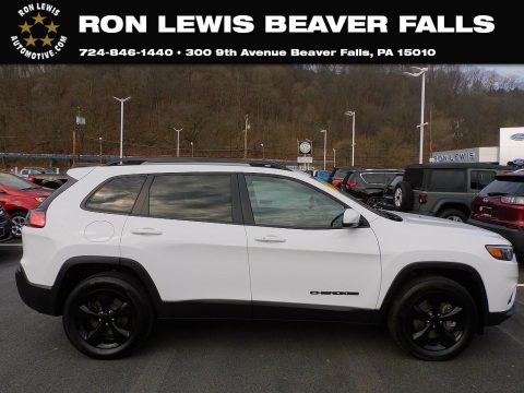 Bright White Jeep Cherokee Altitude 4x4.  Click to enlarge.