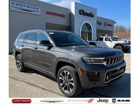 Baltic Gray Metallic Jeep Grand Cherokee L Overland 4x4.  Click to enlarge.