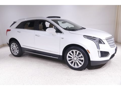 Crystal White Tricoat Cadillac XT5 Luxury AWD.  Click to enlarge.