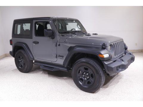 Sting-Gray Jeep Wrangler Sport 4x4.  Click to enlarge.