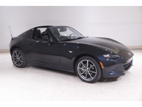 Jet Black Mica Mazda MX-5 Miata RF Grand Touring.  Click to enlarge.