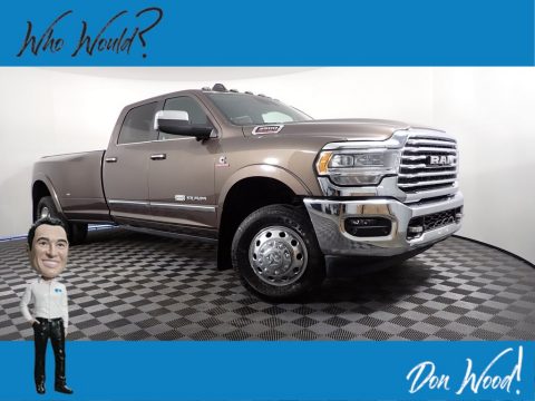 Walnut Brown Metallic Ram 3500 Laramie Longhorn Crew Cab 4x4.  Click to enlarge.
