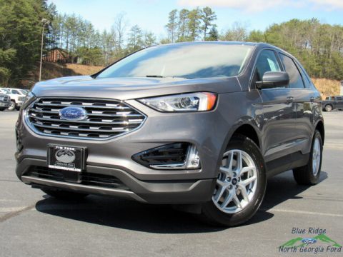 Carbonized Gray Metallic Ford Edge SEL AWD.  Click to enlarge.