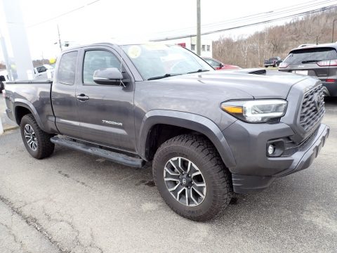 Magnetic Gray Metallic Toyota Tacoma TRD Sport Access Cab 4x4.  Click to enlarge.