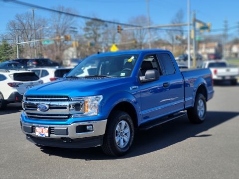 Velocity Blue Ford F150 XLT SuperCab 4x4.  Click to enlarge.