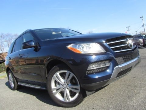 Lunar Blue Metallic Mercedes-Benz ML 350 4Matic.  Click to enlarge.