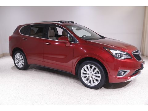 Chili Red Metallic Buick Envision Premium AWD.  Click to enlarge.