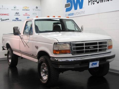 Oxford White Ford F250 XLT Regular Cab 4x4.  Click to enlarge.