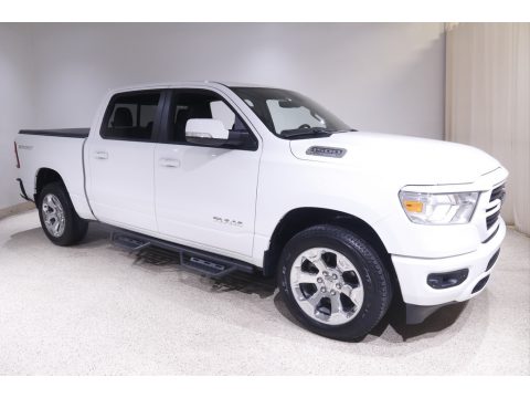 Bright White Ram 1500 Big Horn Crew Cab 4x4.  Click to enlarge.