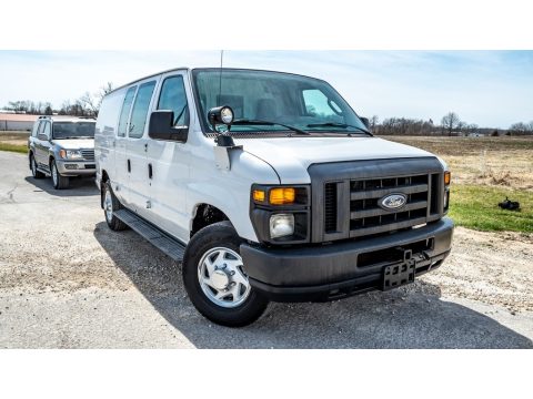 Oxford White Ford E Series Van E350 Cargo.  Click to enlarge.