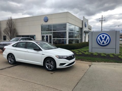 Pure White Volkswagen Jetta R-Line.  Click to enlarge.