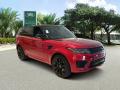 Front 3/4 View of 2022 Land Rover Range Rover Sport HST #11