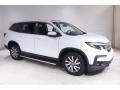  2021 Honda Pilot Platinum White Pearl #1