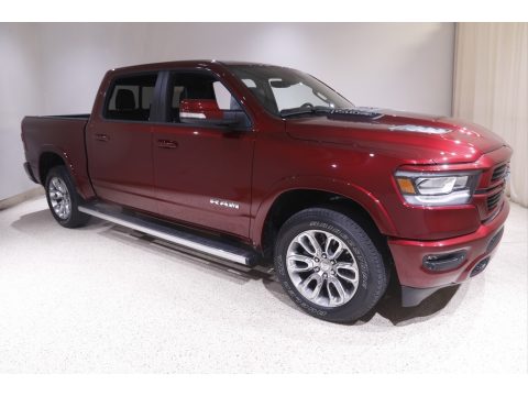Delmonico Red Pearl Ram 1500 Laramie Crew Cab 4x4.  Click to enlarge.