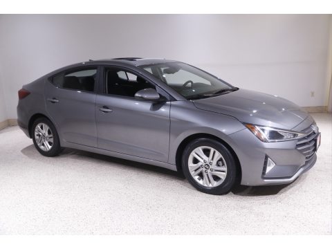 Machine Gray Hyundai Elantra Value Edition.  Click to enlarge.