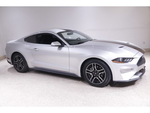 Ingot Silver Ford Mustang EcoBoost Fastback.  Click to enlarge.