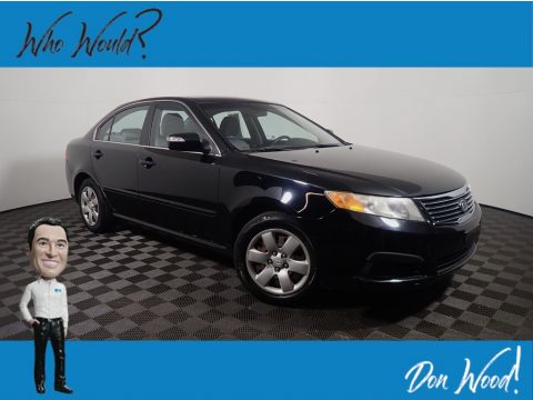 Ebony Black Kia Optima LX.  Click to enlarge.