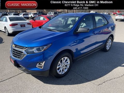 Kinetic Blue Metallic Chevrolet Equinox LS AWD.  Click to enlarge.