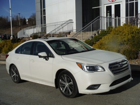 Crystal White Pearl Subaru Legacy 3.6R Limited.  Click to enlarge.