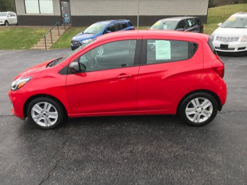 Red Hot Chevrolet Spark LS.  Click to enlarge.