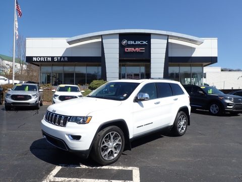 Bright White Jeep Grand Cherokee Limited 4x4.  Click to enlarge.