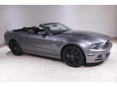 Sterling Gray Metallic Ford Mustang GT Convertible.  Click to enlarge.