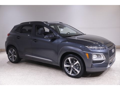 Thunder Gray Hyundai Kona Ultimate AWD.  Click to enlarge.
