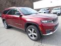 Front 3/4 View of 2022 Jeep Grand Cherokee L Limited 4x4 #8