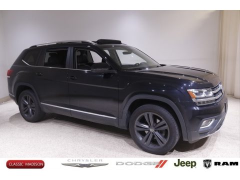 Deep Black Pearl Volkswagen Atlas SEL 4Motion.  Click to enlarge.