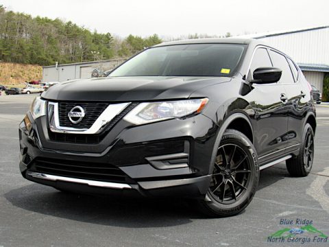 Magnetic Black Nissan Rogue S AWD.  Click to enlarge.